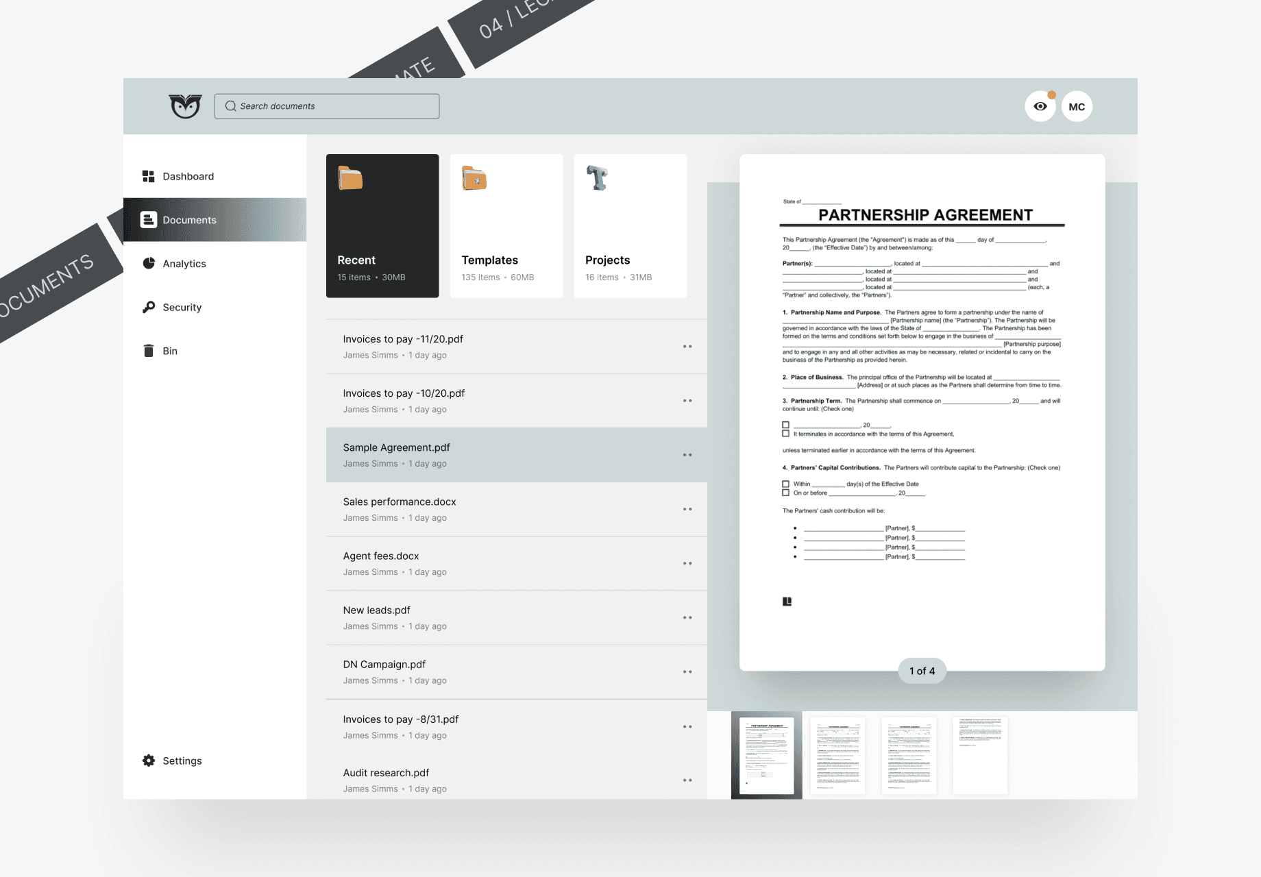 Enterprise-Grade Document 
 Management System