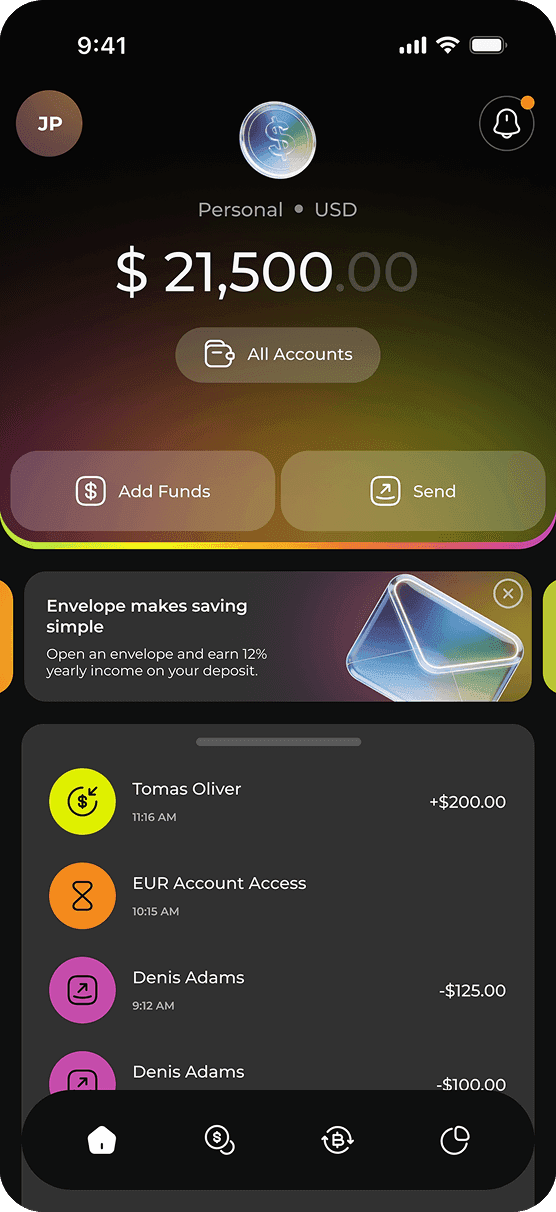 Our neobank app development services