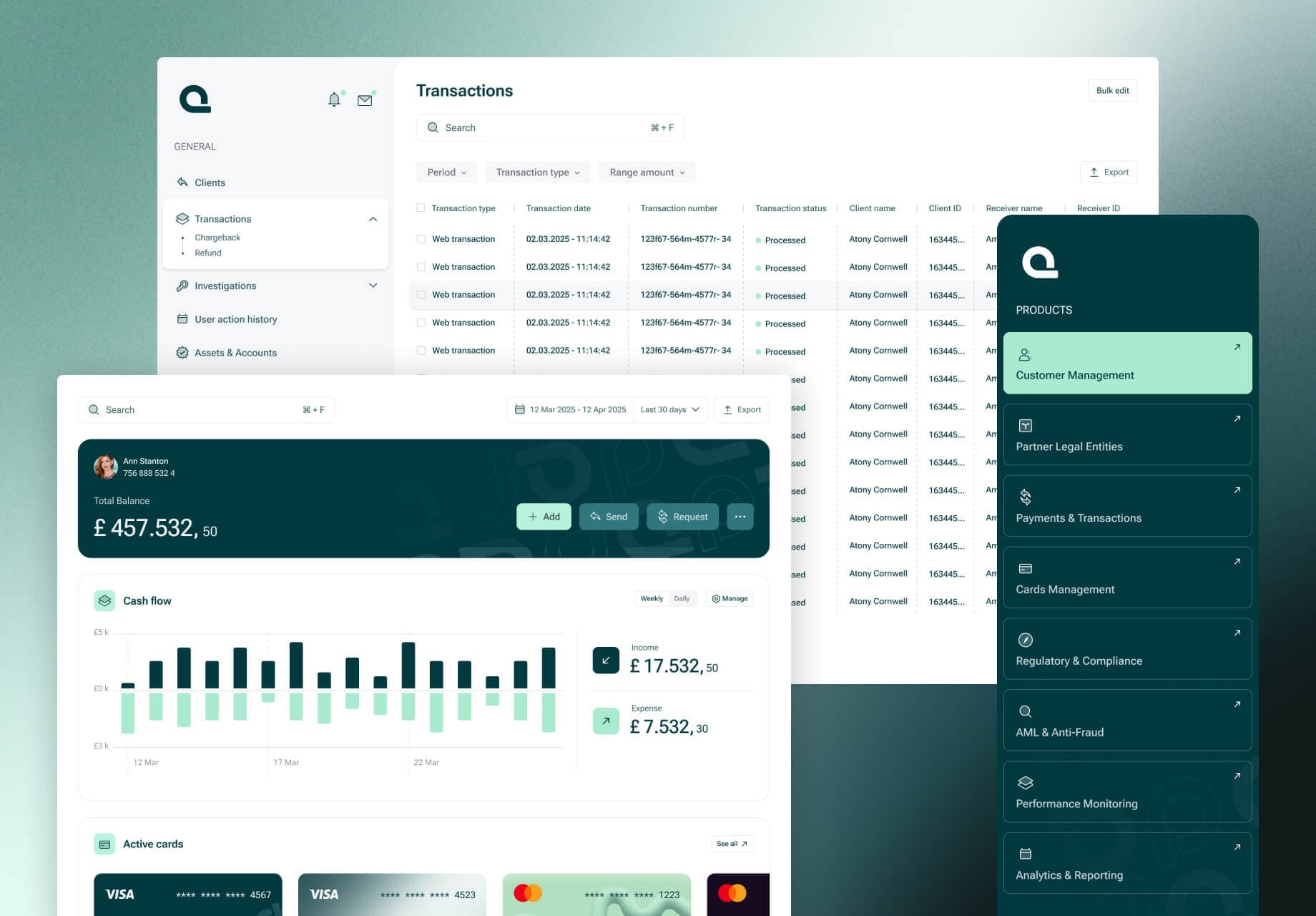 Back-Office Solution for
a Banking-as-a-Service Platform