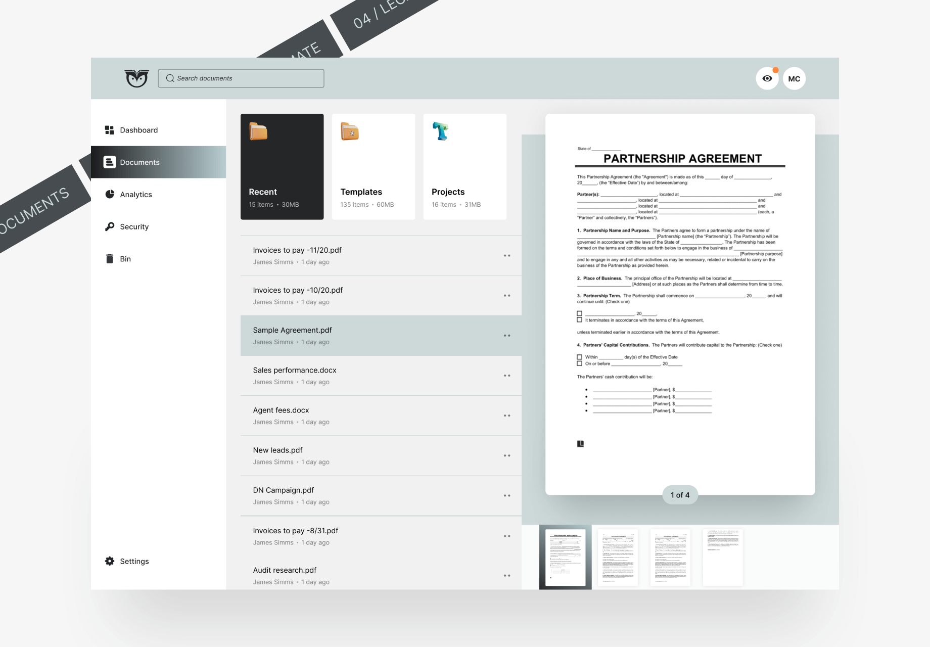 Enterprise-Grade Document
Management System