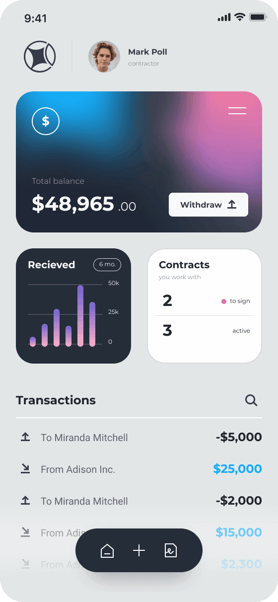 Our AI fintech development services