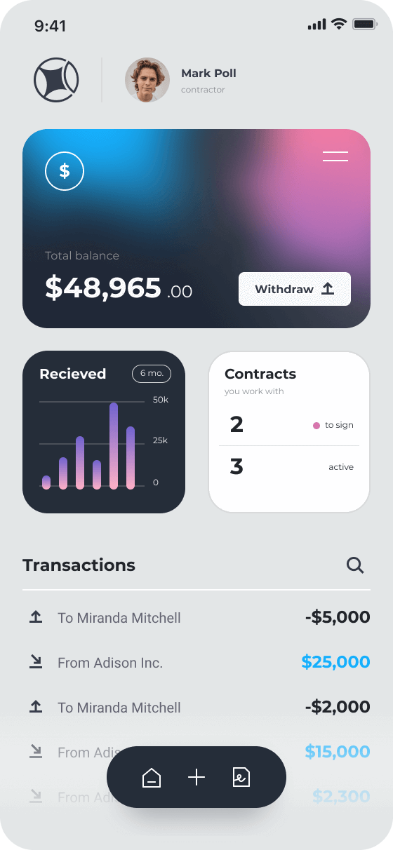Our AI fintech development services