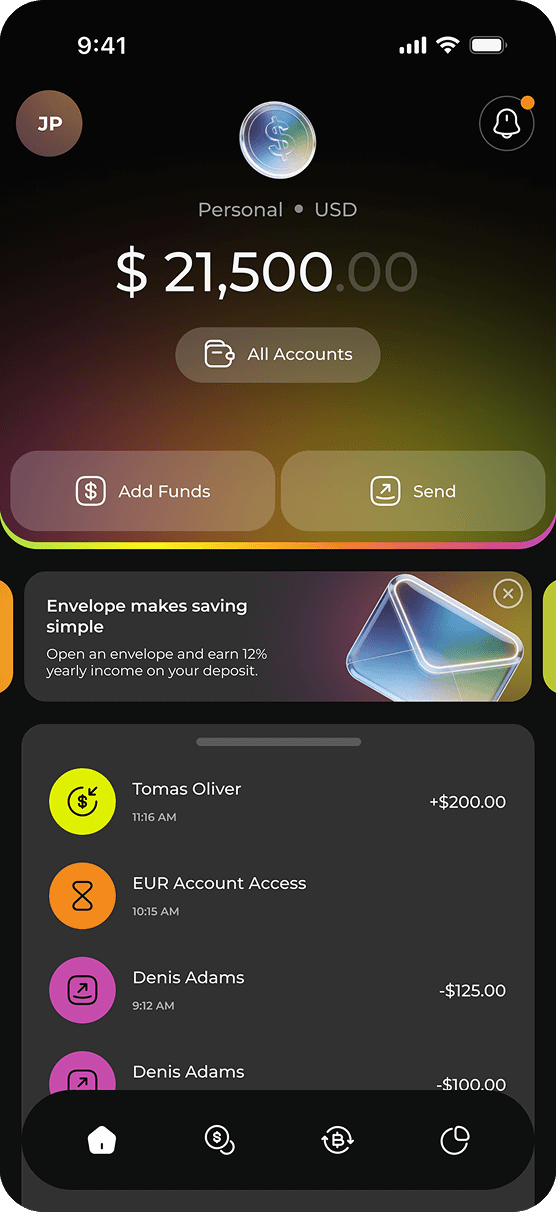 Our neobank app development services