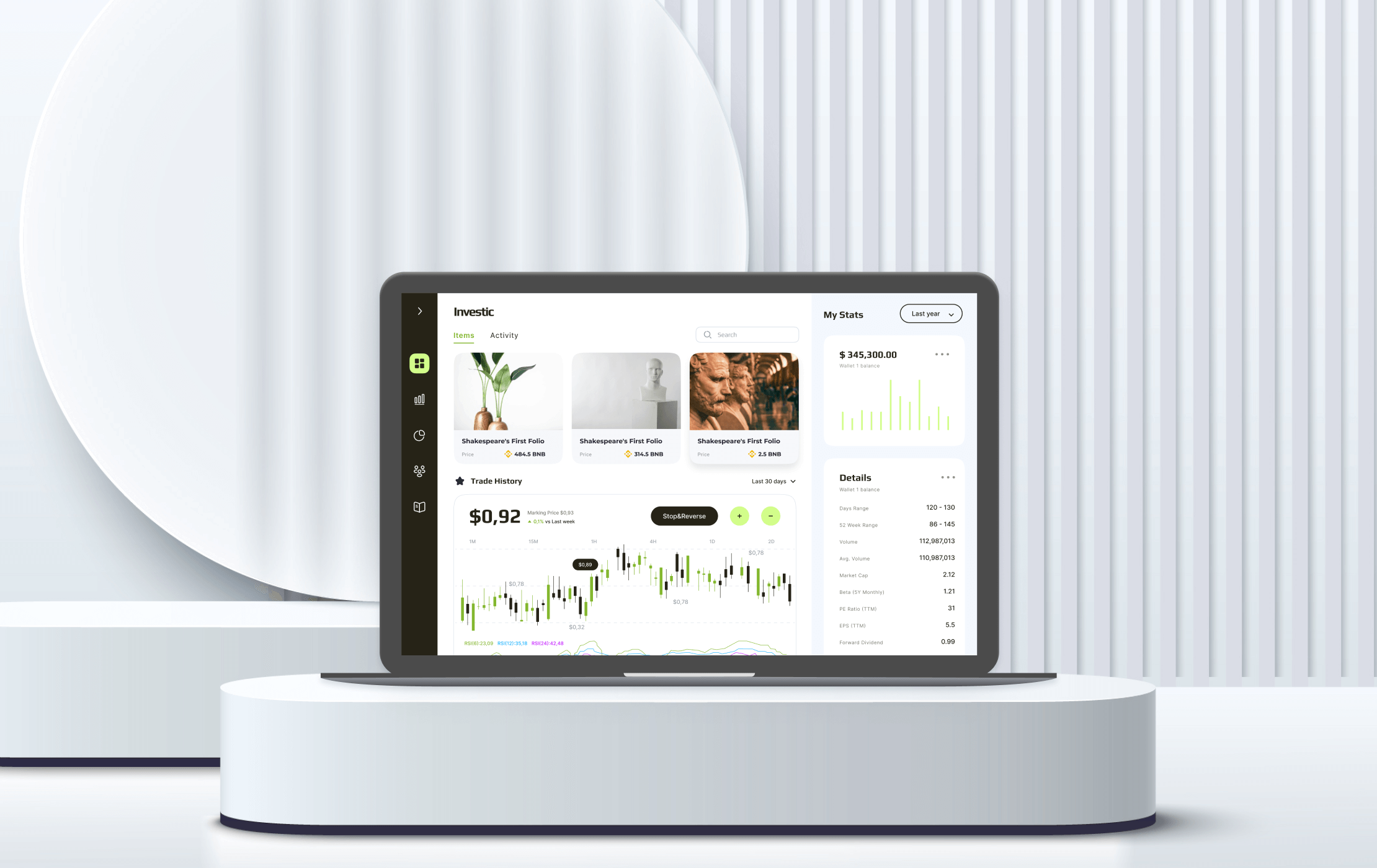 Investment platform features
we can provide you with