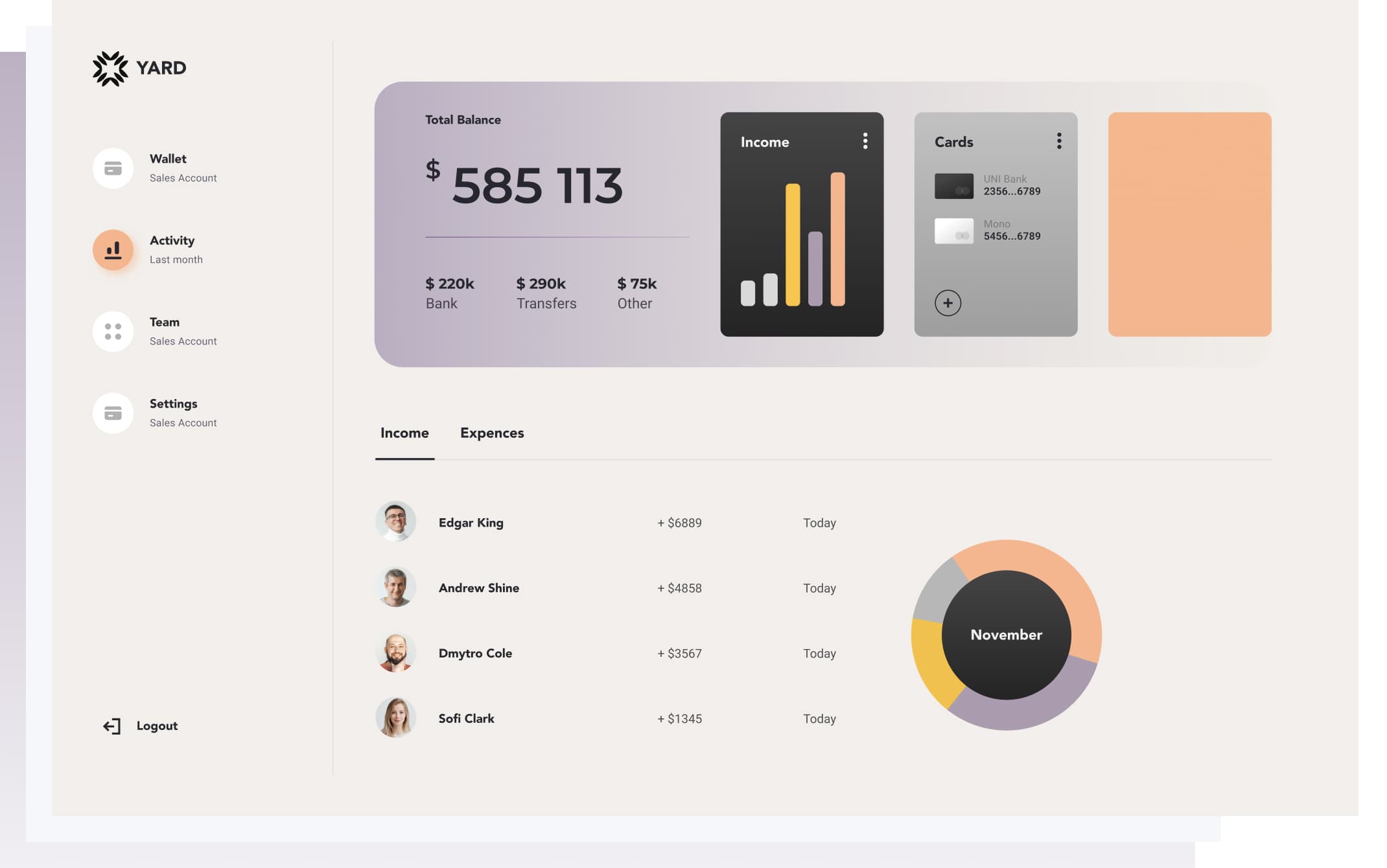 Dedicated product development team in the UK