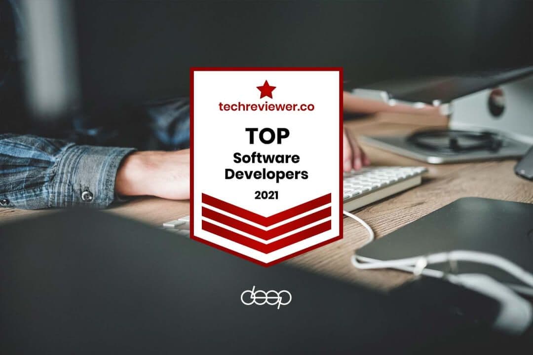 DeepInspire is recognized by Techreviewer as a Top Software Development company in 2021
