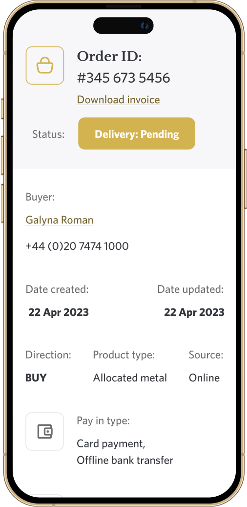 Iphone gold