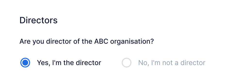 Split process to small step-by-step questions